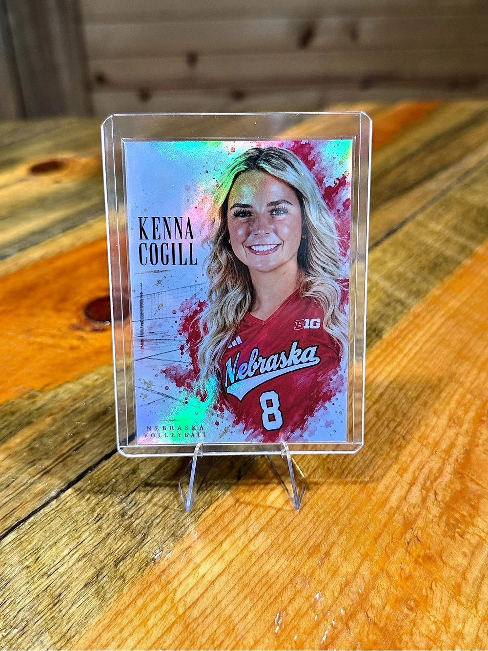 Kenna Cogill Nebraska Cornhuskers Volleyball Custom Trading Card
